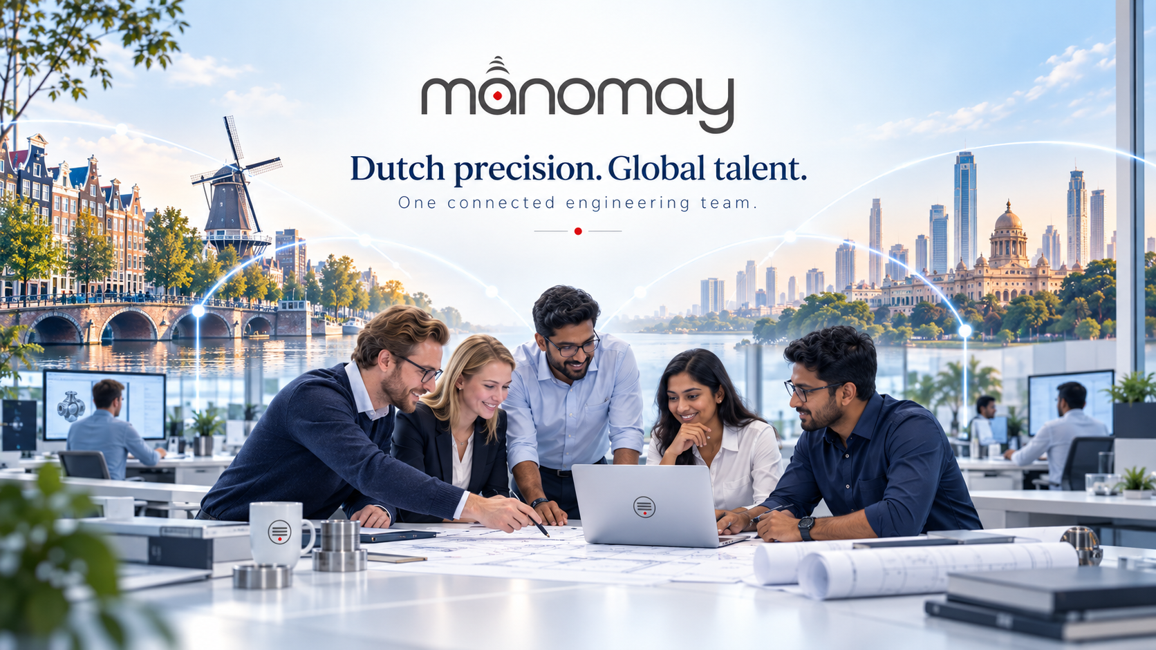 Dutch and Indian teams working together