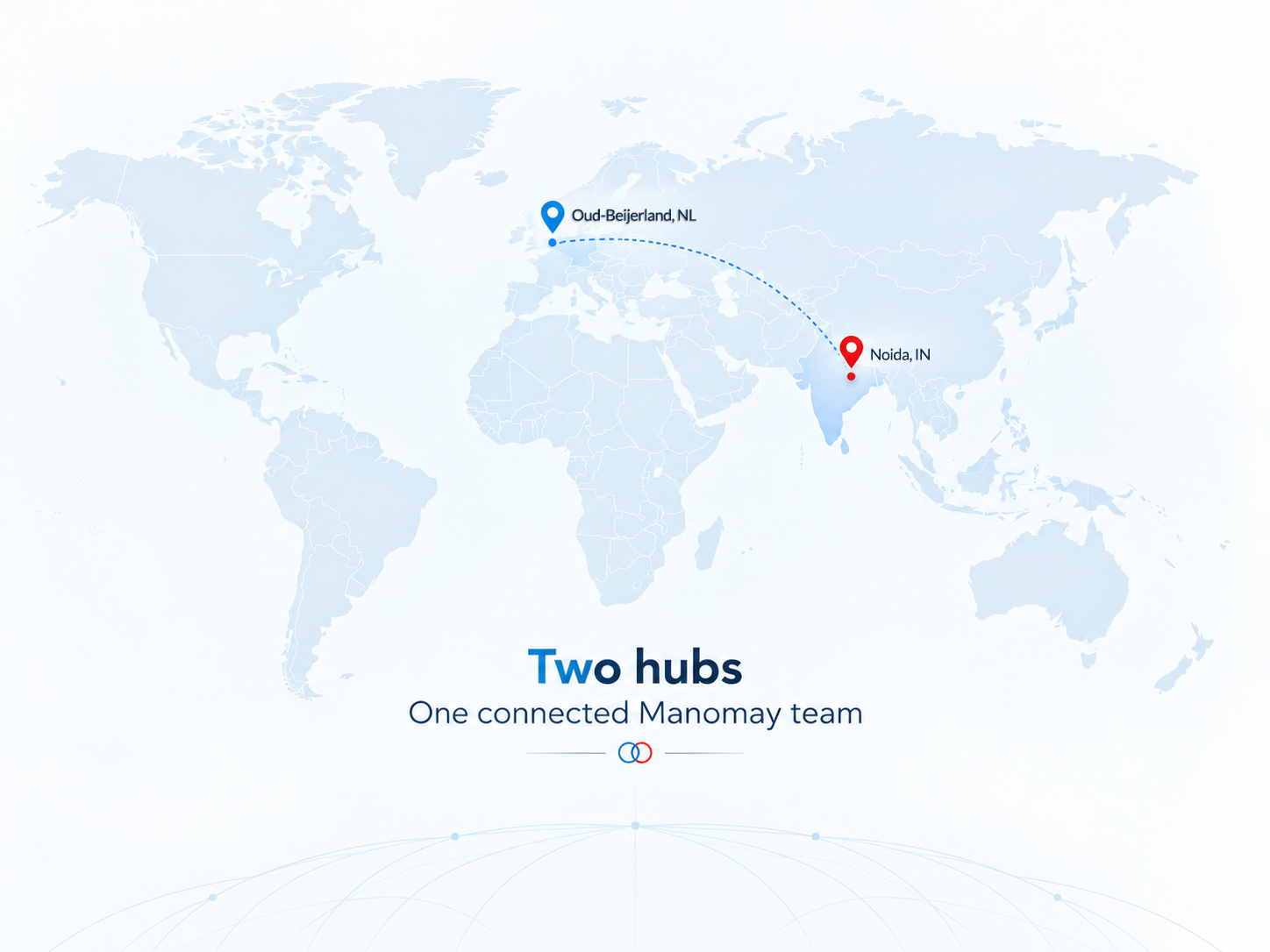 Map of Manomay locations